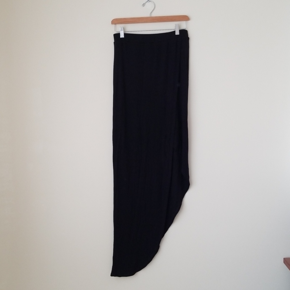 NWOT BCBGMaxazria Asymmetrical Wrap Maxi Skirt